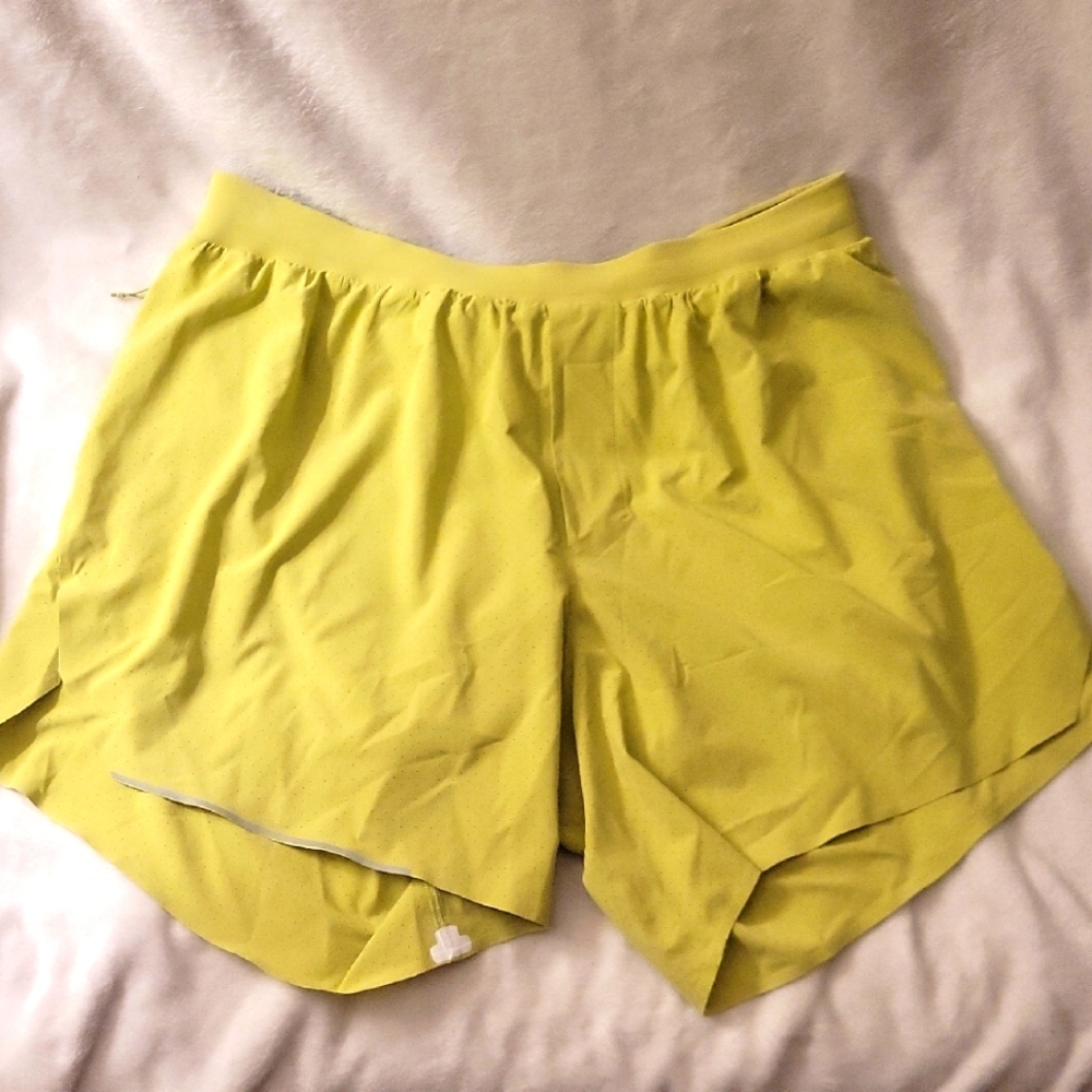 Lululemon Women's Yellow Shorts Size L